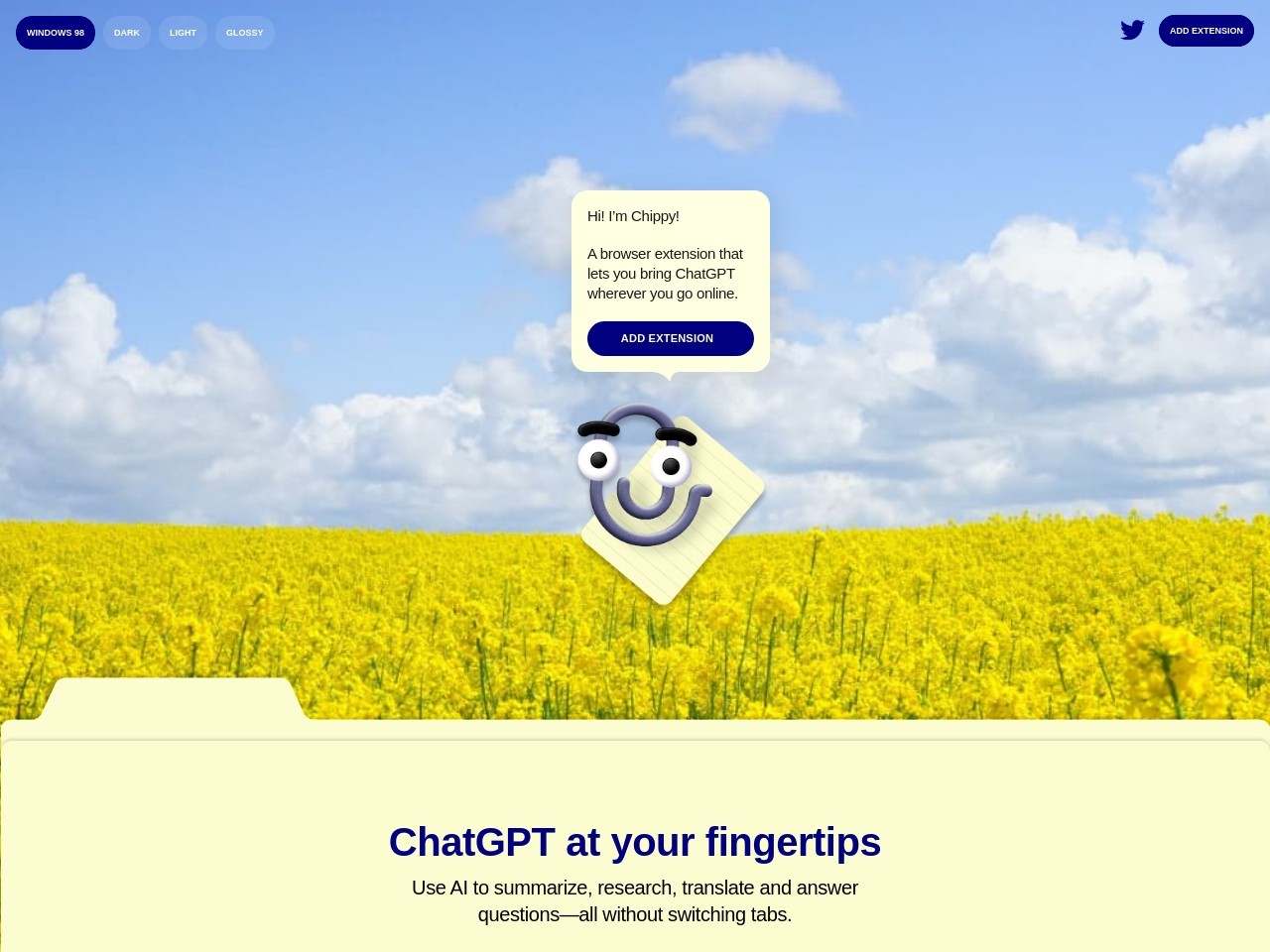 Chippy官网 – 随时随地使用ChatGPT