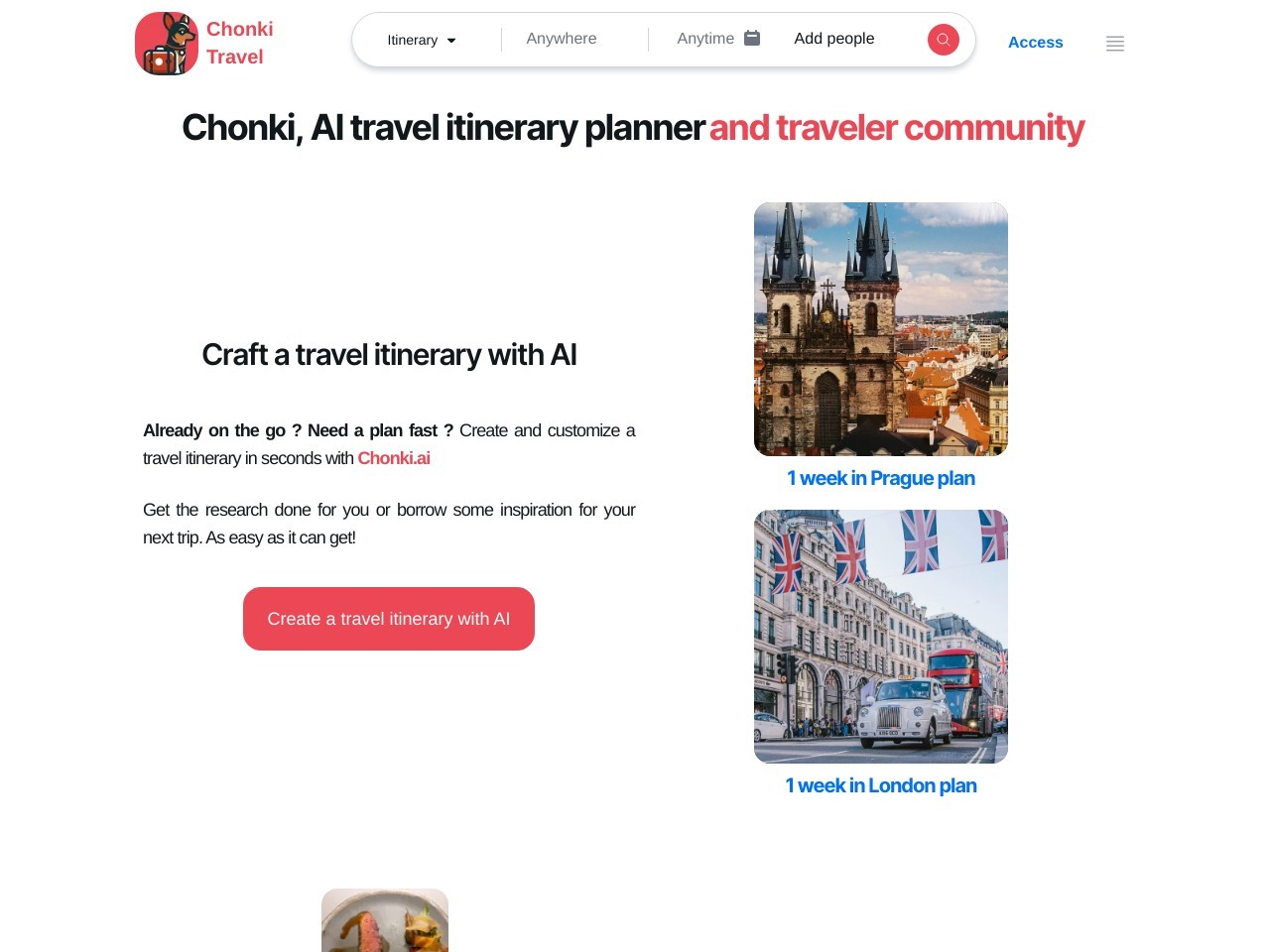 Chonki.ai官网 – 旅行者社区，分享与赚取！