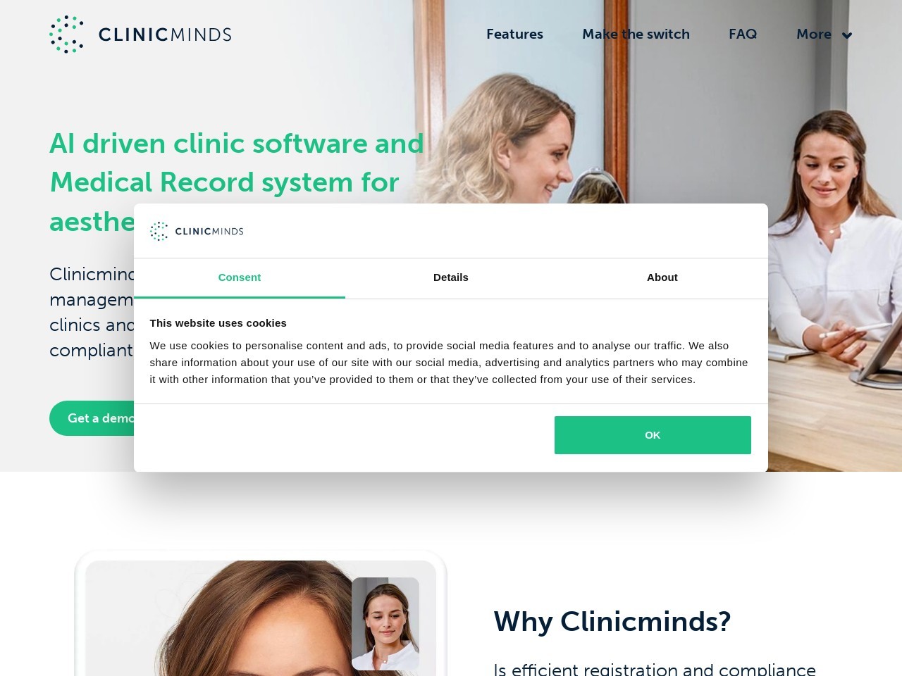 Clinicminds官网 – 美容诊所管理软件