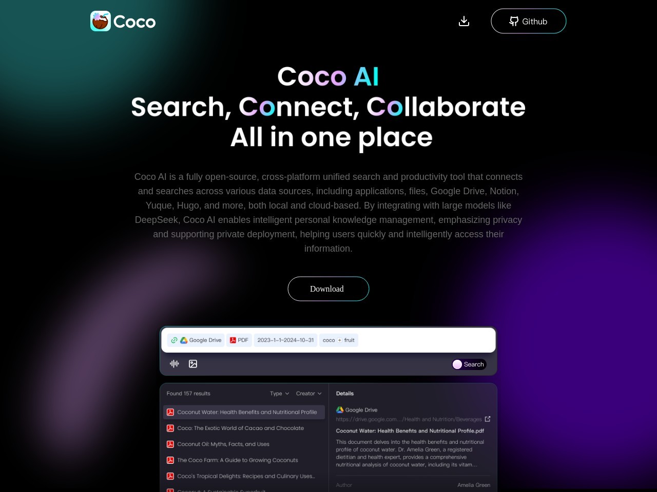 Coco AI官网 – 解决企业信息孤岛问题