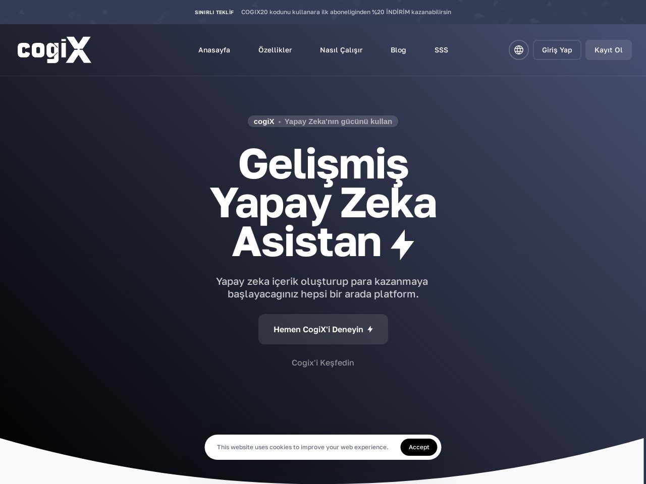 CogiX官网 – 一站式AI内容生成平台