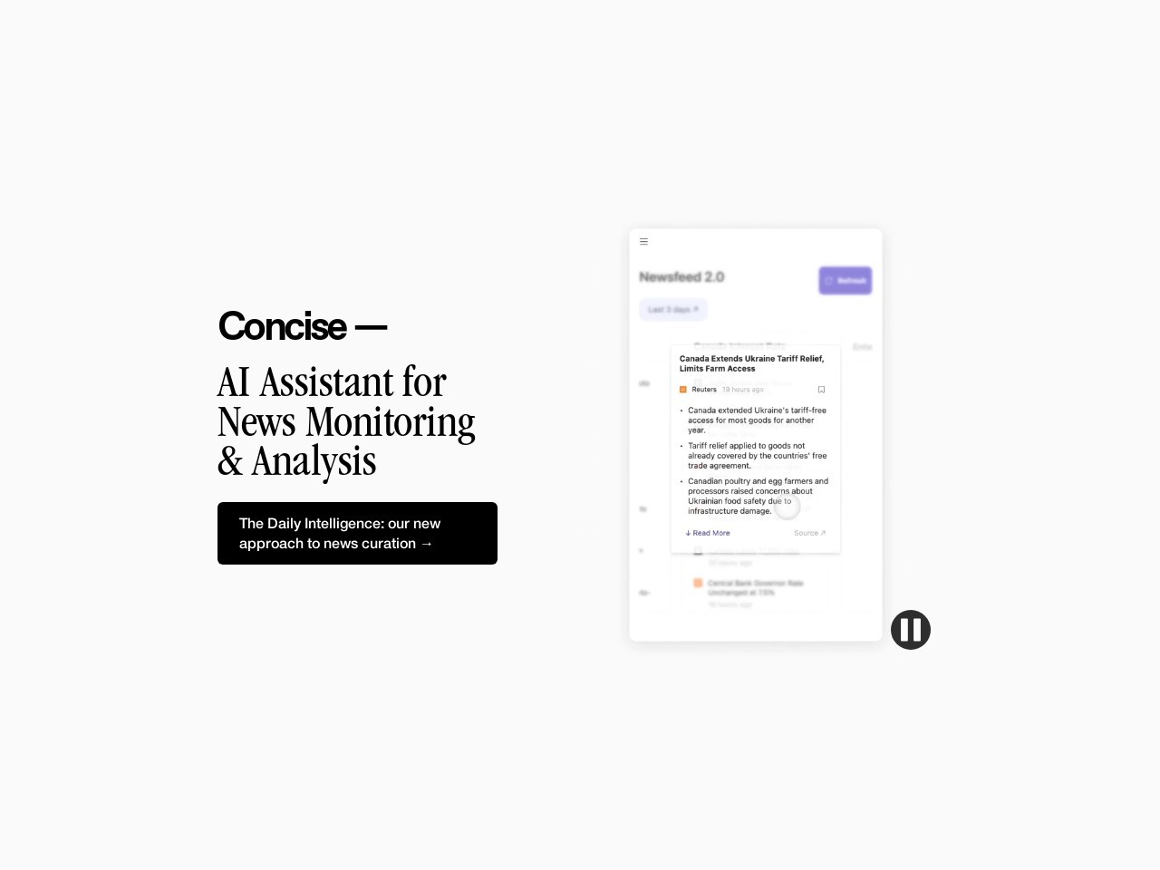 Tech News Summary by Concise AI官网 – 全新方式阅读新闻