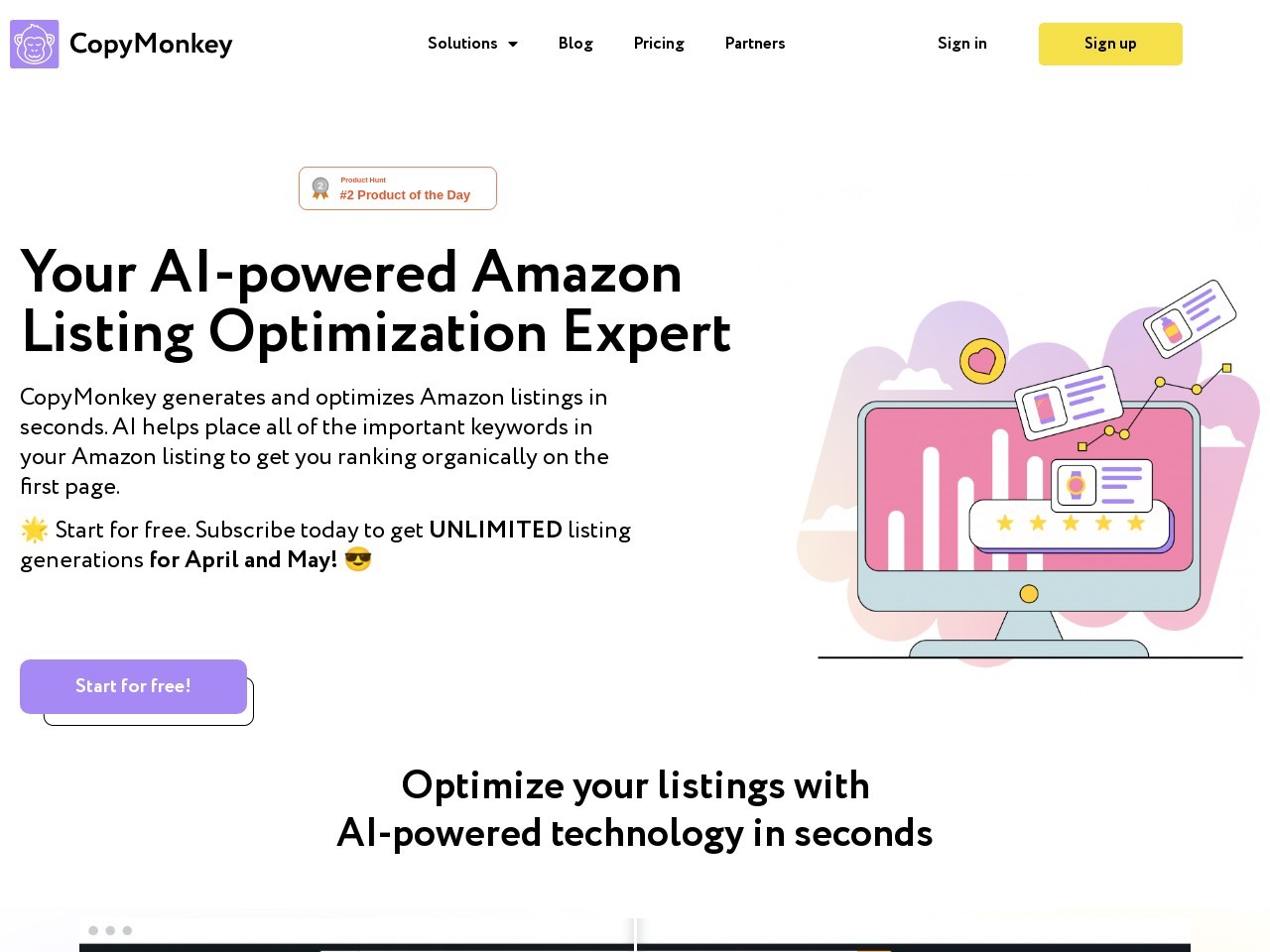 CopyMonkey官网 – AI驱动的亚马逊 listing 优化工具