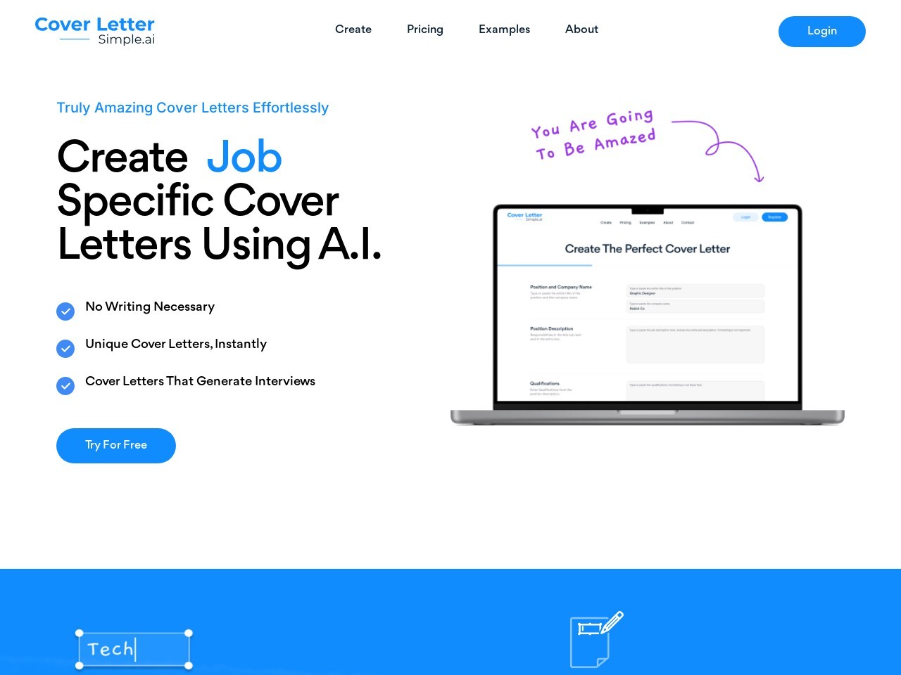 CoverLetterSimple.ai-智能生成个性化求职信工具