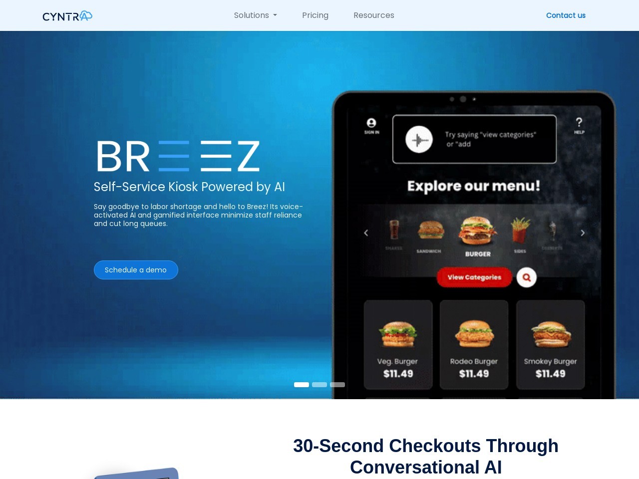 BREEZ官网 – 智能自助结账终端，快速便捷