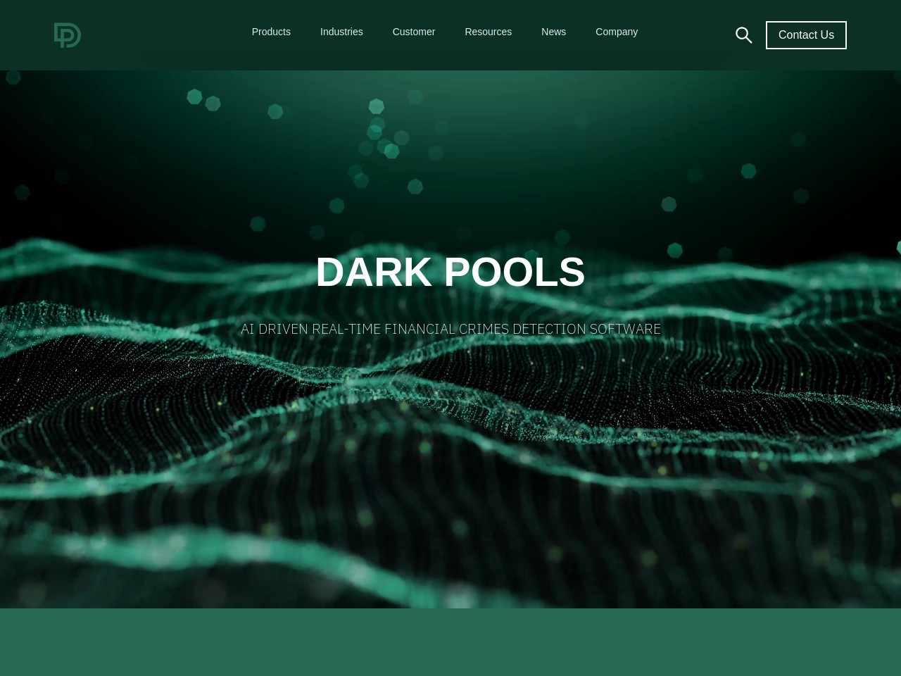 Dark Pools AI官网 – 实时欺诈检测与客户旅程分析