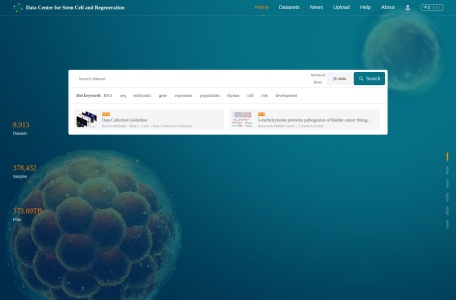 干细胞与再生医学数据中心