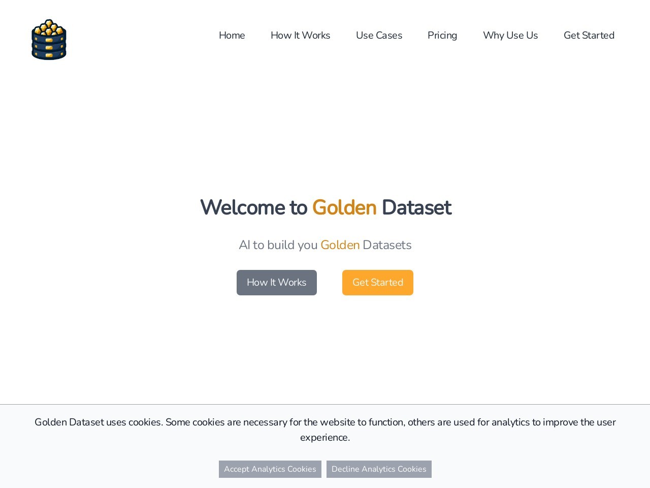 Golden Datasets官网 – 自动化数据分析工具