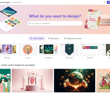 Microsoft Designer 微软的智能设计工具