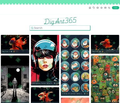 DigArt365官网 – AI图像创作者的市场