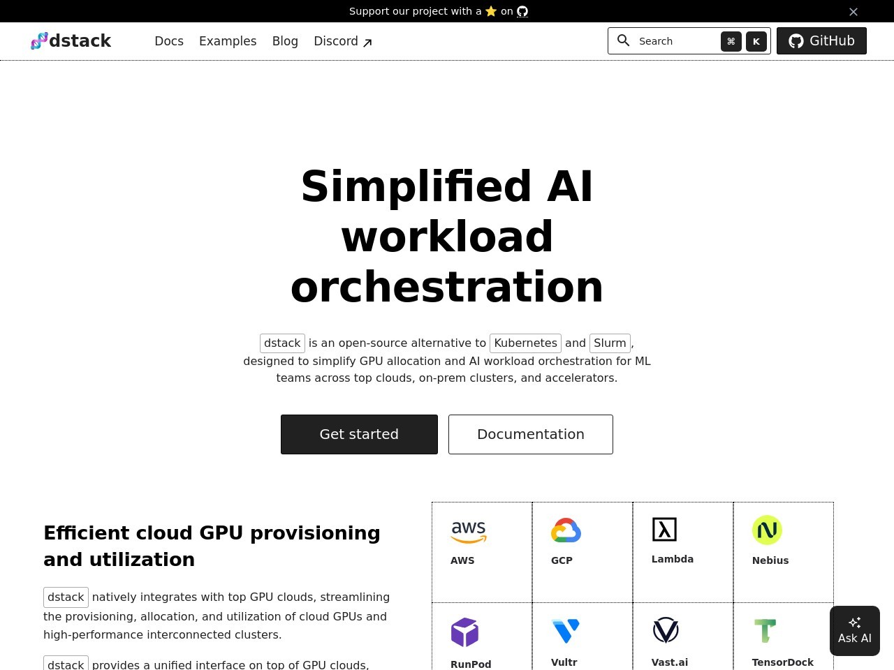 dstack官网 – 简化LLM开发的开源工具
