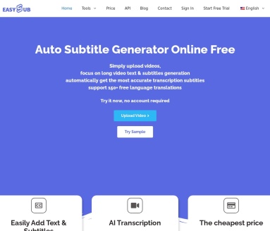 EasySub – Auto Subtitle Generator