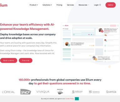 Elium官网 – 促进公司集体智慧的知识共享平台