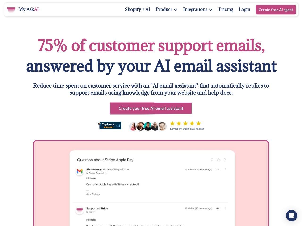 Free AI Email Assistant官网 – 一款免费的AI邮件回复助手