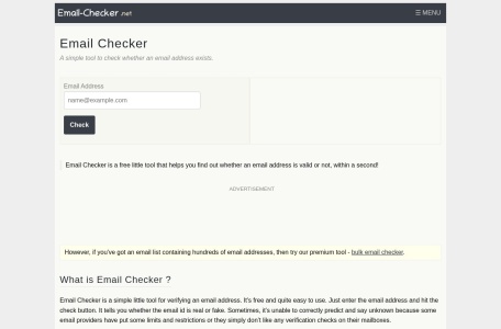 Email Checker