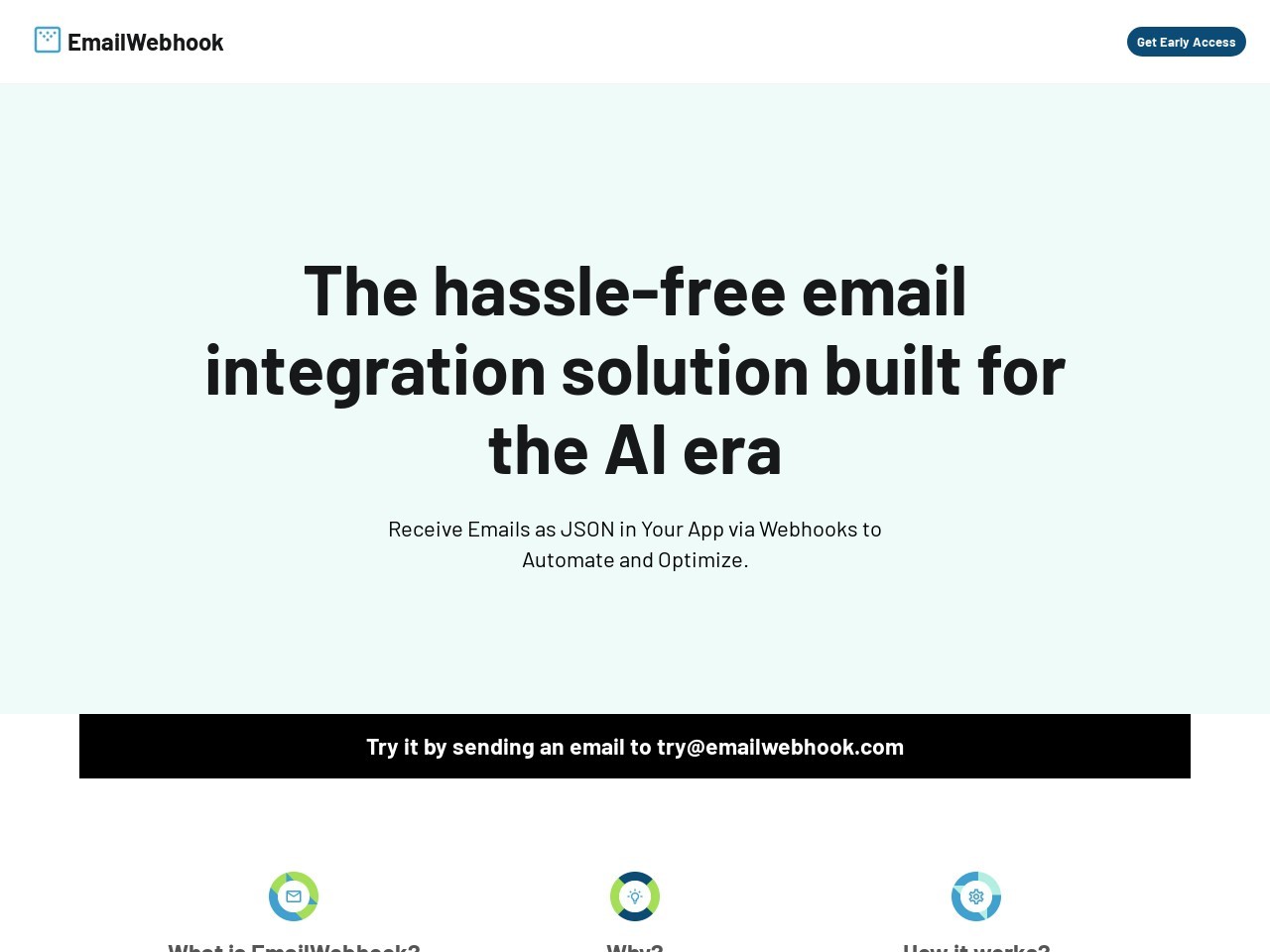 EmailWebhook官网 – 高效的邮件到Webhook解决方案