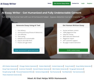 AI Essay Writer官网 – 智能生成论文的工具
