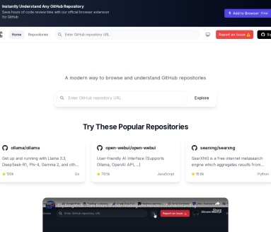 Explain GitHub开源 – AI驱动的代码探索平台