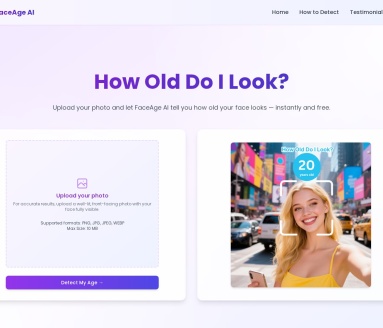 FaceAge AI
