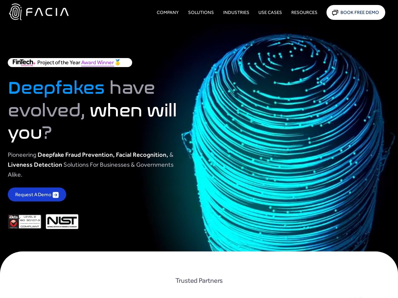 Facia官网 – 全球最快的人脸活体检测平台