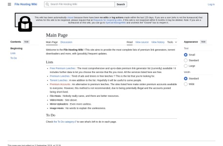 File Hosting Wiki