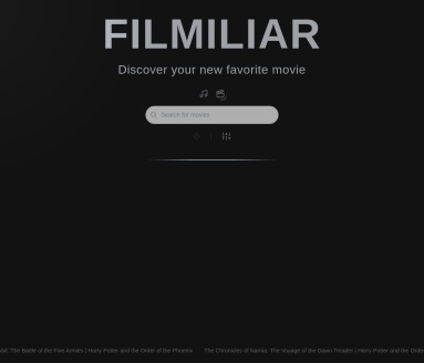 Filmiliar官网 – AI电影推荐助手