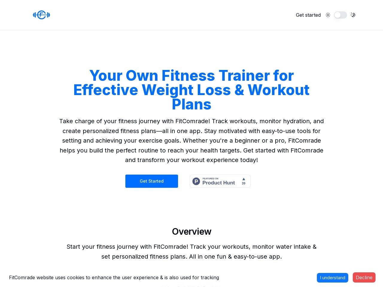FitComrade官网 – 全能健身伴侣