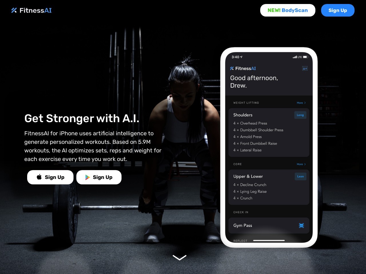 fitnessai.com官网 – 通过AI实现更强更快的锻炼