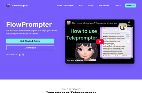 FlowPrompter 透明提词器