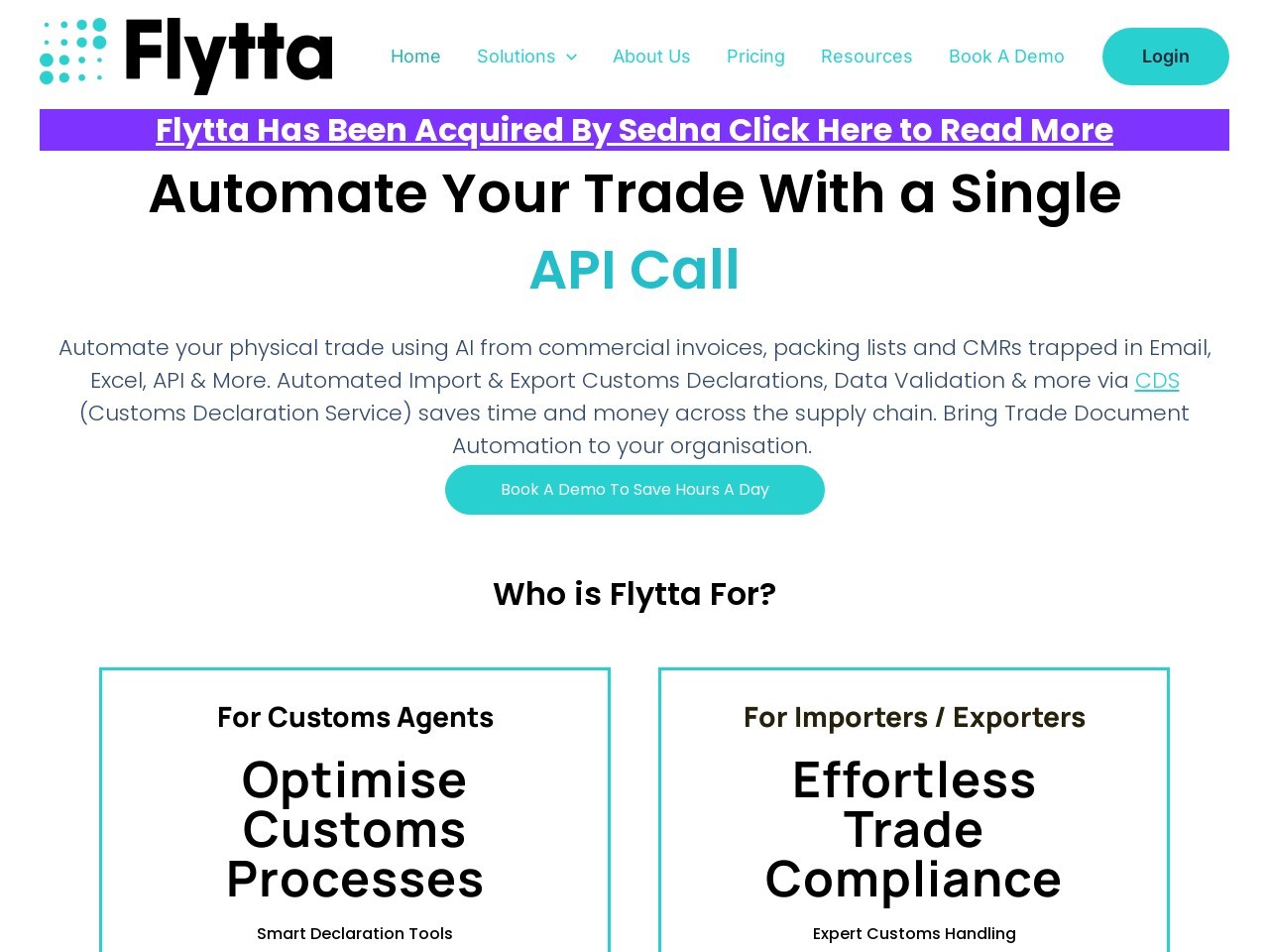 Flytta官网 – 快速自动化海关申报