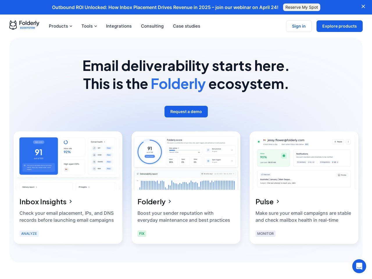 Folderly官网 – AI驱动的邮件投递解决方案