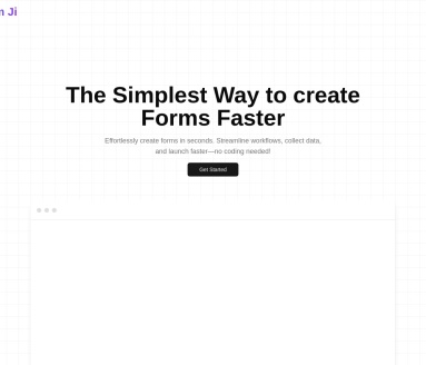 Form Ji官网 – AI驱动的智能表单构建工具