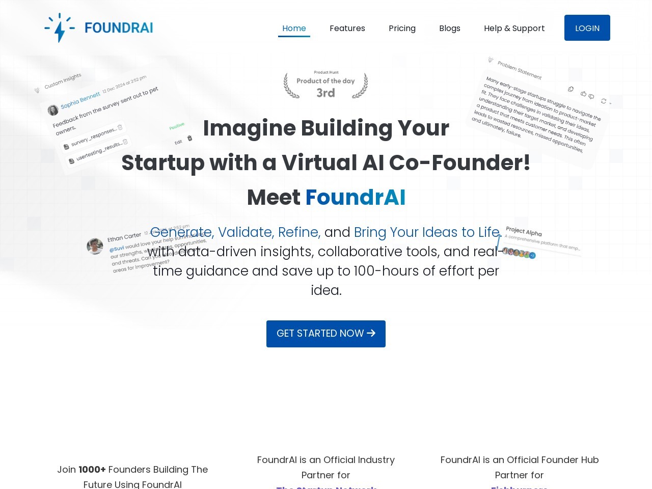 FoundrAI官网 – 助力创业者的AI工具