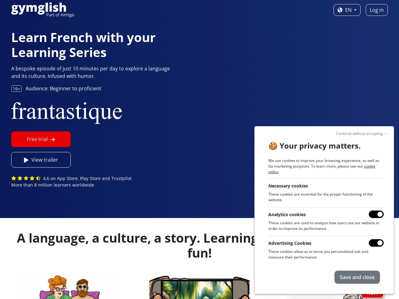 Frantastique – Online French Lessons-轻松有趣的法语学习平台