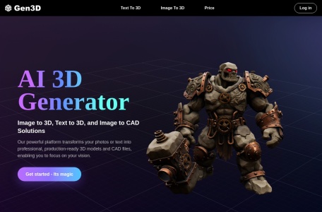 Gen3D – AI 3D Generator