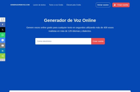 Generador de voz翻译站点