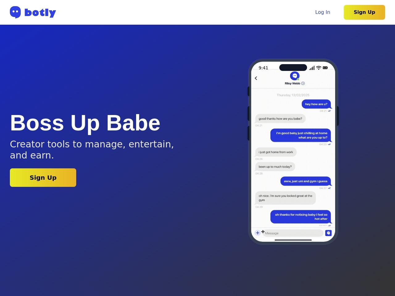 Botly: AI chatbot for OnlyFans官网 – 一键提升OnlyFans聊天体验