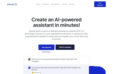 Emma – 使用人工智能技术的助手翻译站点