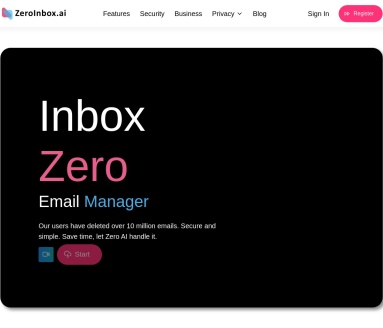 Inbox Zero AI官网 – 智能化管理你的邮箱