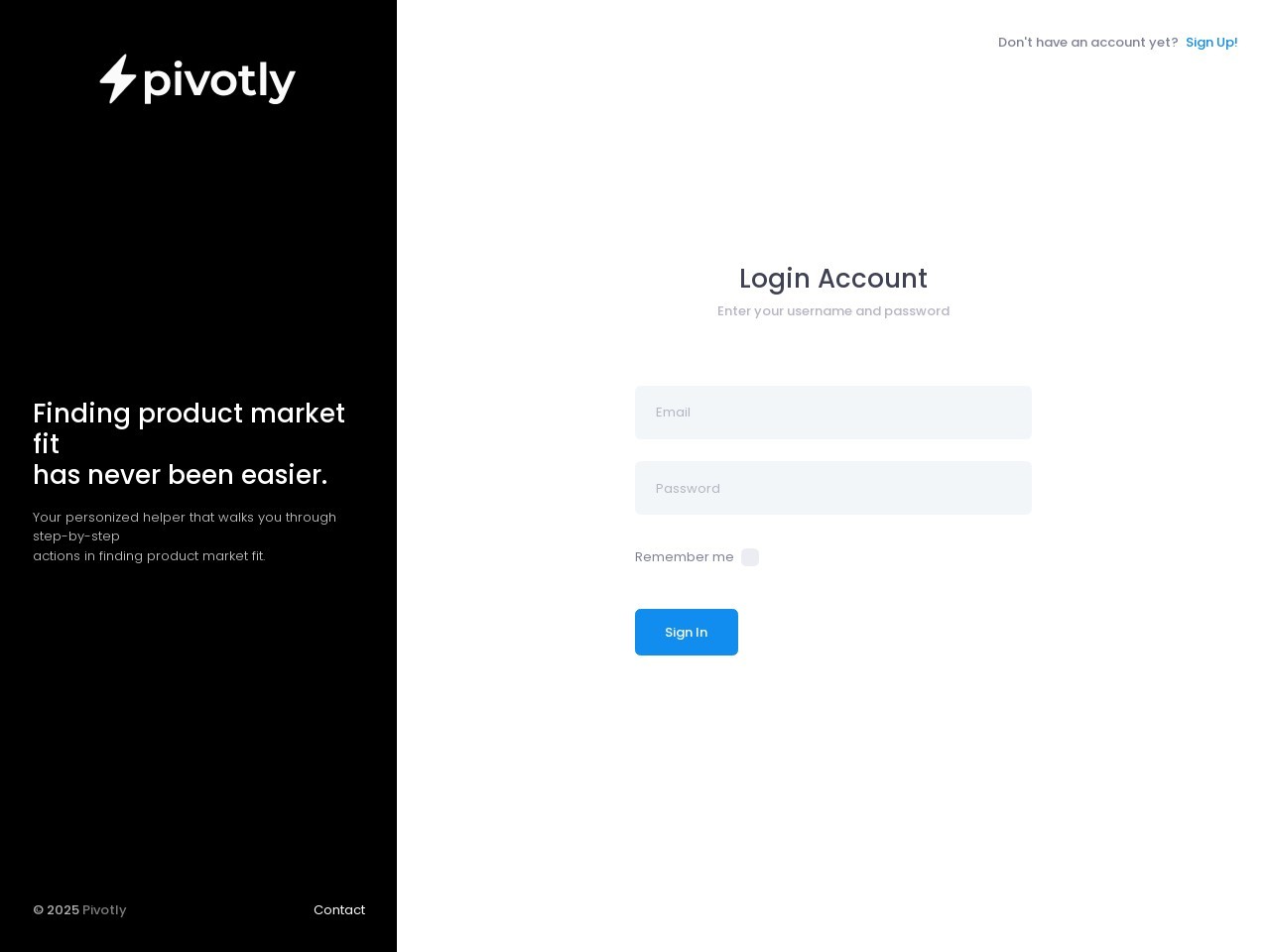 Pivotly官网 – 个性化的产品市场契合助手