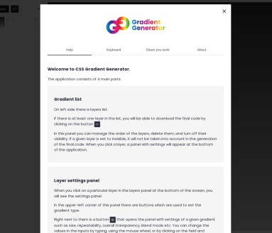 Gradient Generator官网 – 轻松创建高级CSS渐变