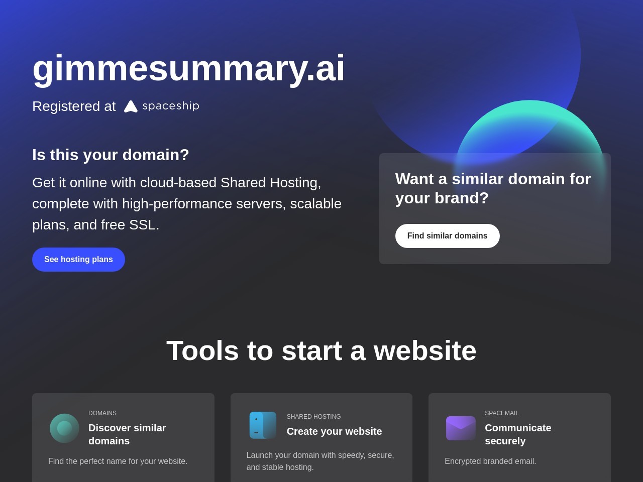 Gimme Summary AI 基于AI的在线文本内容摘要生成器