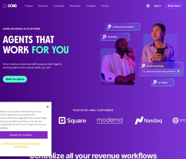 Gong – Revenue Intelligence Platform-基于数据的客户互动智能分析