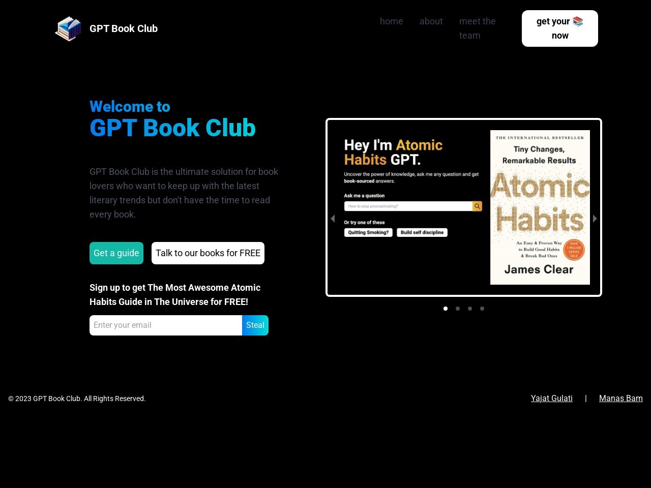 GPT Book Club官网 – 为书迷提供智能书籍洞察的平台