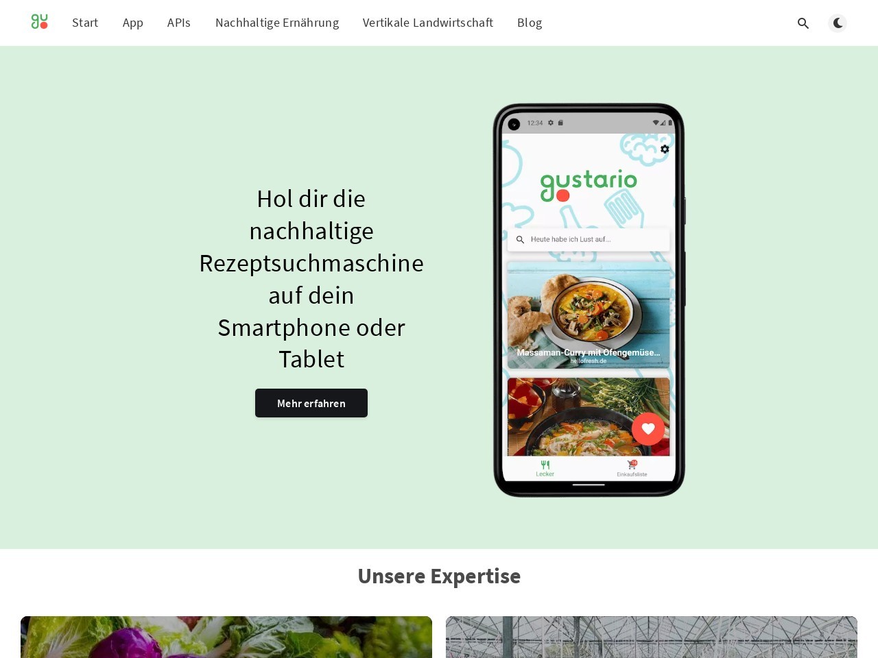 gustar.io – German Language Recipe API-创新的德语食谱访问API