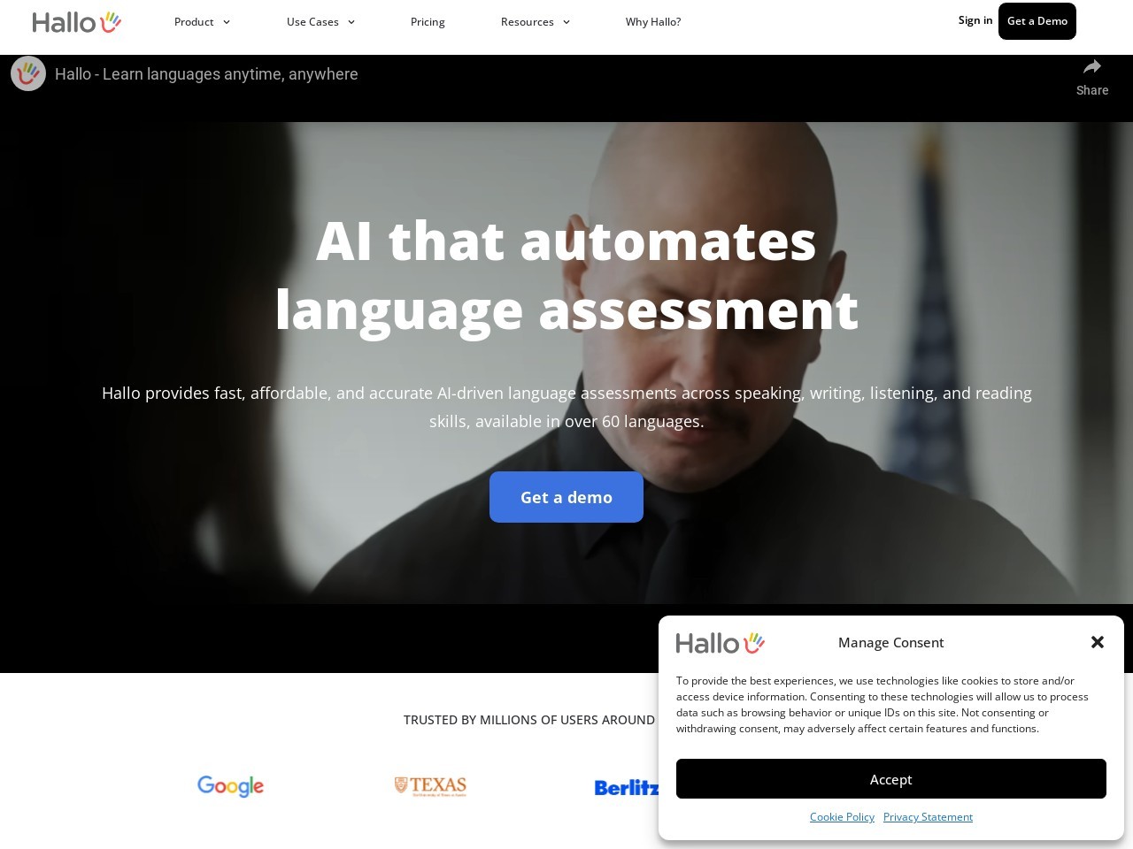 Hallo – AI Language Learning-智能语言学习平台