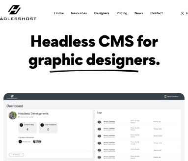 Headlesshost官网 – 为设计师提供的无头CMS