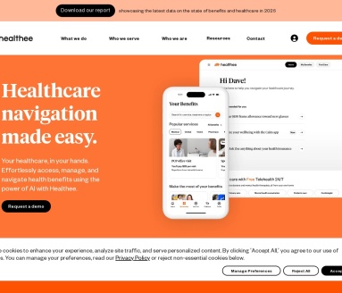 Healthee官网 – 革新员工健康福利管理的AI工具