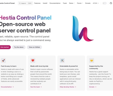 Hestia Control Panel