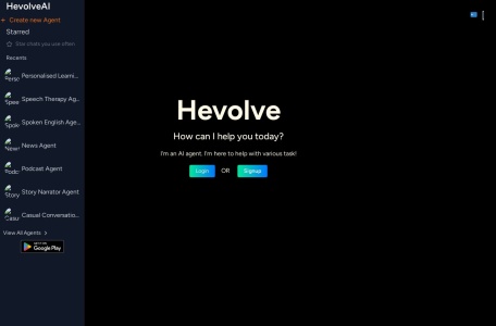 Hevolve AI官网 – 个性化学习平台